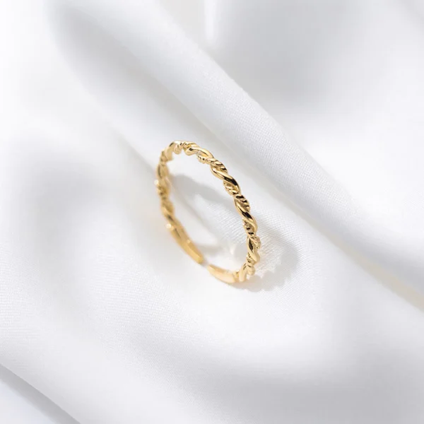 1212e19f59276a83524502ea9b17779b Sterling Silver Simple Twist Rope Ring