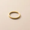 Sterling Silver Simple Textured Stack Ring
