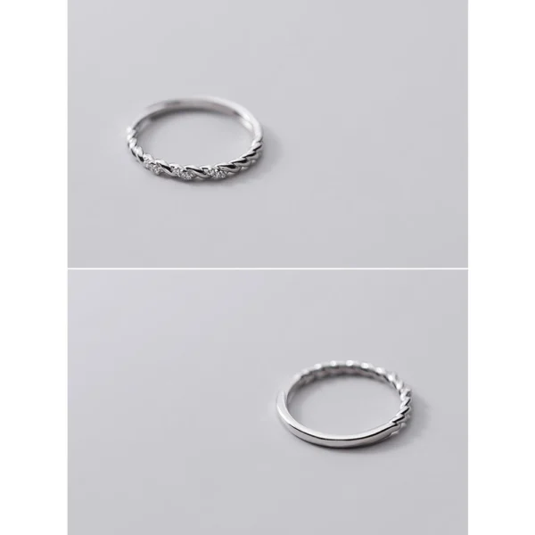 234f109b02ac36e3fe614fa1b6c12cf5 Sterling Silver Simple Braid Ring
