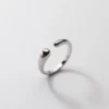 5da8e7bed912f21dc66f7deae7e521a1 Sterling Silver Minimalist Fluid Cuff Ring