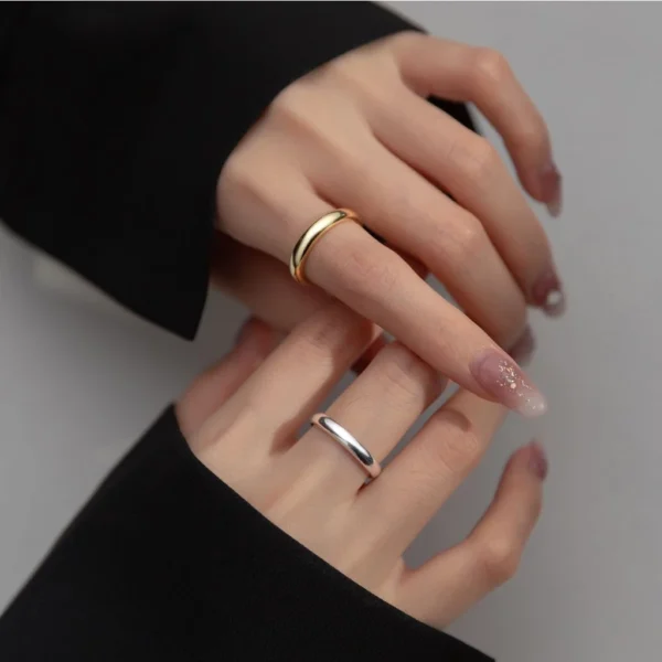 640d5fcbc4ba0589e9fde9d70ed3c61a Sterling Silver Minimalist Flat Band Ring