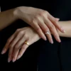 694747d22f53d6a60e131fca12bf349b Sterling Silver Minimalist Midi Pinky Ring