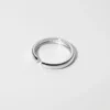 7ffad7b3f05546288a80d6274d27fec1 Sterling Silver Minimalist Flat Band Ring