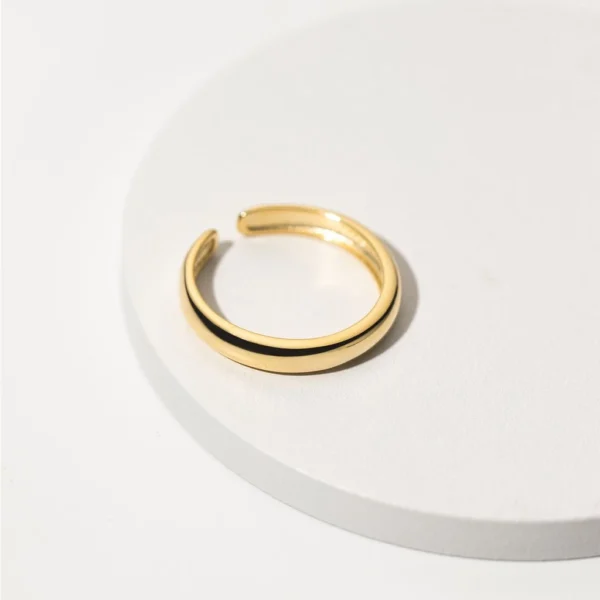 901121e4b2b619657d3f61e3eda51696 Sterling Silver Minimalist Flat Band Ring