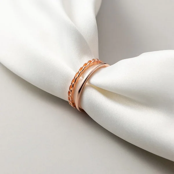 9424d2acb73eeca8780f9386b266babe Sterling Silver Open Dual Band Ring