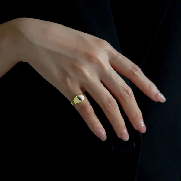b650a85239e63f034c5272804bb391fd Sterling Silver Minimalist Midi Pinky Ring