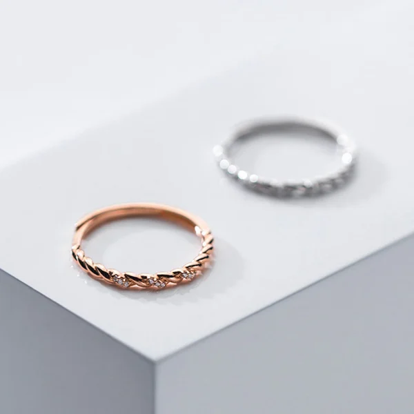 ba163d32870c08a14d4e4f433c57fd35 Sterling Silver Simple Braid Ring