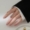 e6d55569a93b4962e208d9a7876783e5 Sterling Silver Open Dual Band Ring