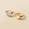 Sterling Silver BIG Love Charm Ring