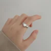 Sterling Silver BIG Love Charm Ring