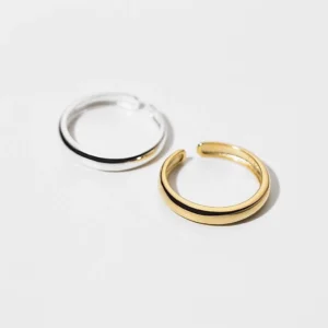 Sterling Silver Minimalist Flat Band Ring