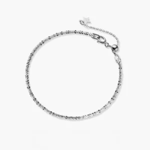 0fc1a04a2d154c4a6cc30be92873ac58 Sterling Silver Sparkle Starry Slider Bracelet