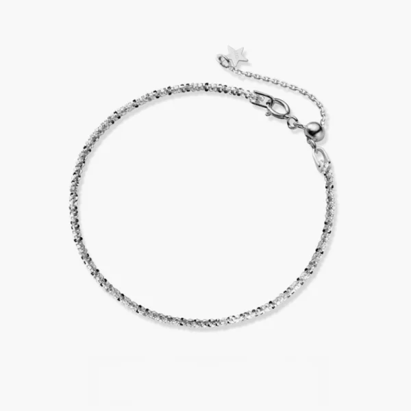 0fc1a04a2d154c4a6cc30be92873ac58 Sterling Silver Sparkle Starry Slider Bracelet