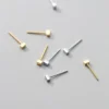 31e341e732e5a0788e61870002e884f4 Sterling Silver Simple Cube Stud Earrings