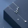 3bf27aba9dc72c63ab5fe8652ba9178e Sterling Silver Diamond Northern Star Pendant Necklace