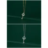 3f9ac0fecb8d1d9f3b8c5290d46111f2 Sterling Silver Mini Crown Key Pendant Necklace