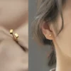 4569767a46a1b5e1d64f291b2817480c Sterling Silver Simple Cube Stud Earrings