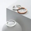48fd038d9416bb297f759af2d5105403 Sterling Silver Simple Herringbone Ring