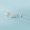 65ce1e172a24b9196f92a154efafece6 Sterling Silver Minimalist Bunny Stud Earrings