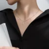 839a14b822c835d0663b7ed9e0ecf32d Sterling Silver Diamond Cross Heart & Star Necklace