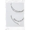 83b9dadbbbd17b5c03bab72fe7e4a11e Sterling Silver Double Layer Rolo Link Bracelet