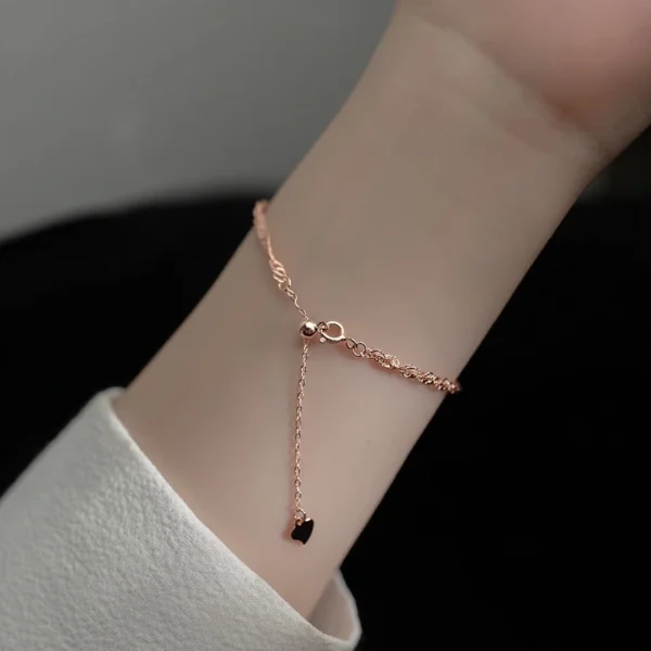 91829484ee6528f91bdcbc23bd28a904 Sterling Silver Chain Mesh Slider Bracelet