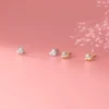 94fa9e89033a0915a20166d356e0b505 Sterling Silver Dainty Heart Stud Earrings