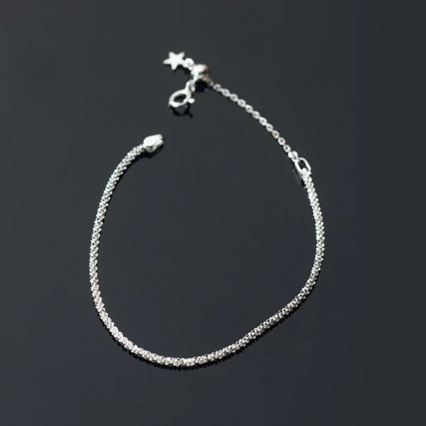 968399beb810fd7135f6bf4640068588 Sterling Silver Sparkle Starry Slider Bracelet