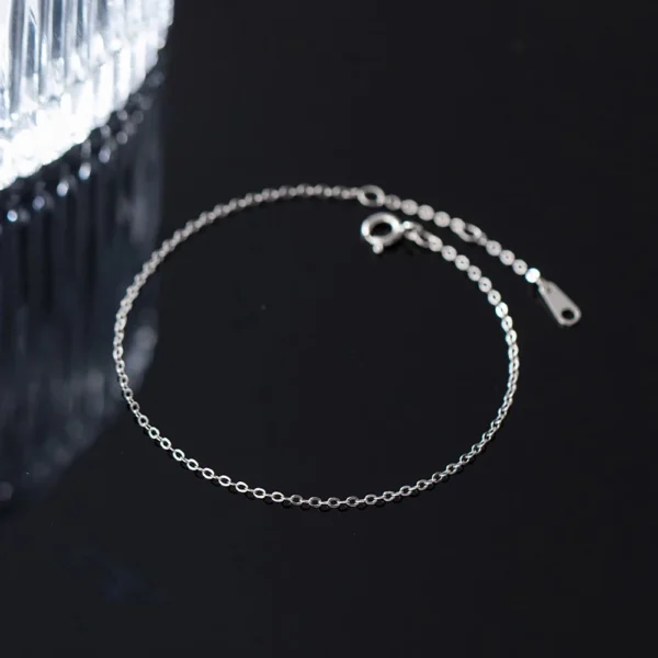 97c75522e9f31d785b174ea95aed5a1d Sterling Silver Plain Belcher Chain Bracelet