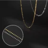 b29c422e376410178fe19b003a785ed5 Sterling Silver Sparkling Leaf Chain Necklace