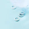 c1543e3015f7898a1e50c6a6fbf28546 Sterling Silver Cubic Zirconia Sleeper Hoop Earrings