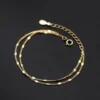 c6ea20d44f4e18df6898ec0981df108b Sterling Silver Double Layer Rolo Link Bracelet