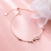 c8c0386b14932c12c55f95cf3039dd3d Sterling Silver Flying Papillons Slide Bracelet