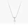 ccabe377ec4617694b8f3b803147507a Sterling Silver Sparkle Teardrop Diamond Necklace