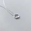dd49a98420670605f69ace177c3f2f04 Sterling Silver Classic Twisted Ring Necklace