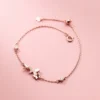 de2effb9b560f9b1b666269989cc008b Sterling Silver Flying Papillons Slide Bracelet
