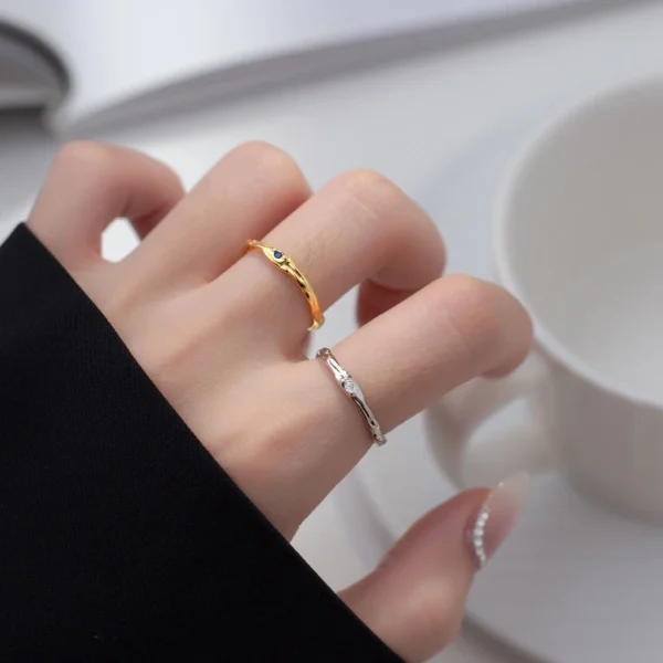 sg-11134201-7qvfa-lhok6h5n5be636 Sterling Silver Minimalist Gem Ring