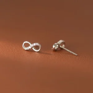 Sterling Silver Infinite Harmony Stud Earrings