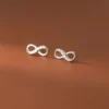 sg-11134201-7qvg6-lhok4n7xmxzn24 Sterling Silver Infinite Harmony Stud Earrings