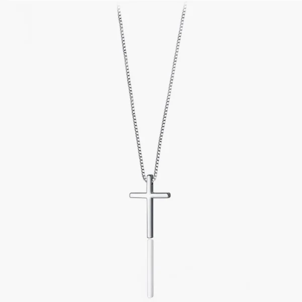 sg-11134201-7rbkh-llvzymtreul5d4 Sterling Silver Harmony Cross Necklace