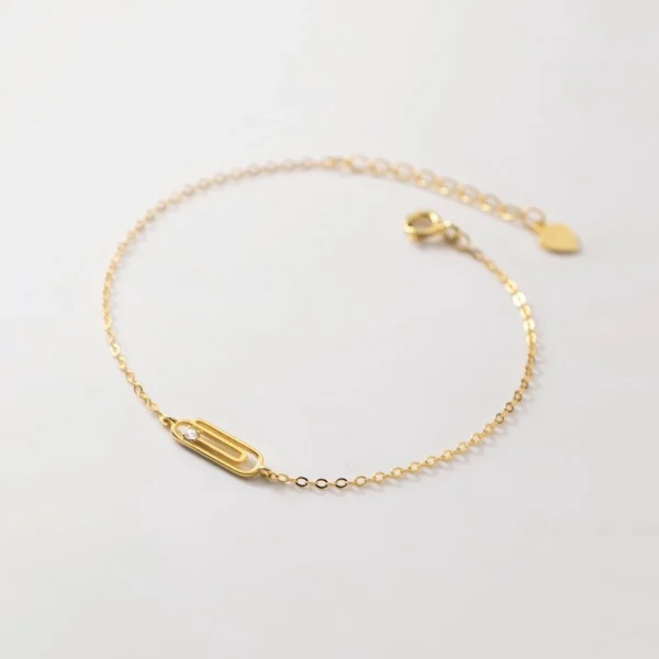 sg-11134201-7rblg-llw0j0724xqo06 Sterling Silver Paperclip Linked Bracelet