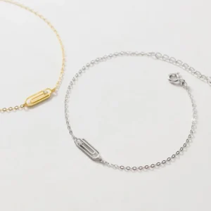 sg-11134201-7rbm7-llw0iyasy84p53 Sterling Silver Paperclip Linked Bracelet