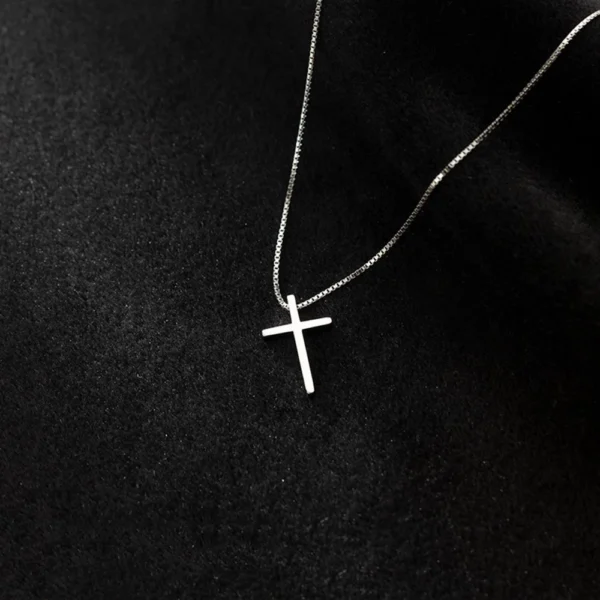 sg-11134201-7rbn2-llvzyok6u36x0e Sterling Silver Harmony Cross Necklace