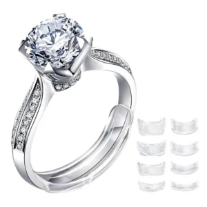 Transparent Adjustable Ring Size Reducer